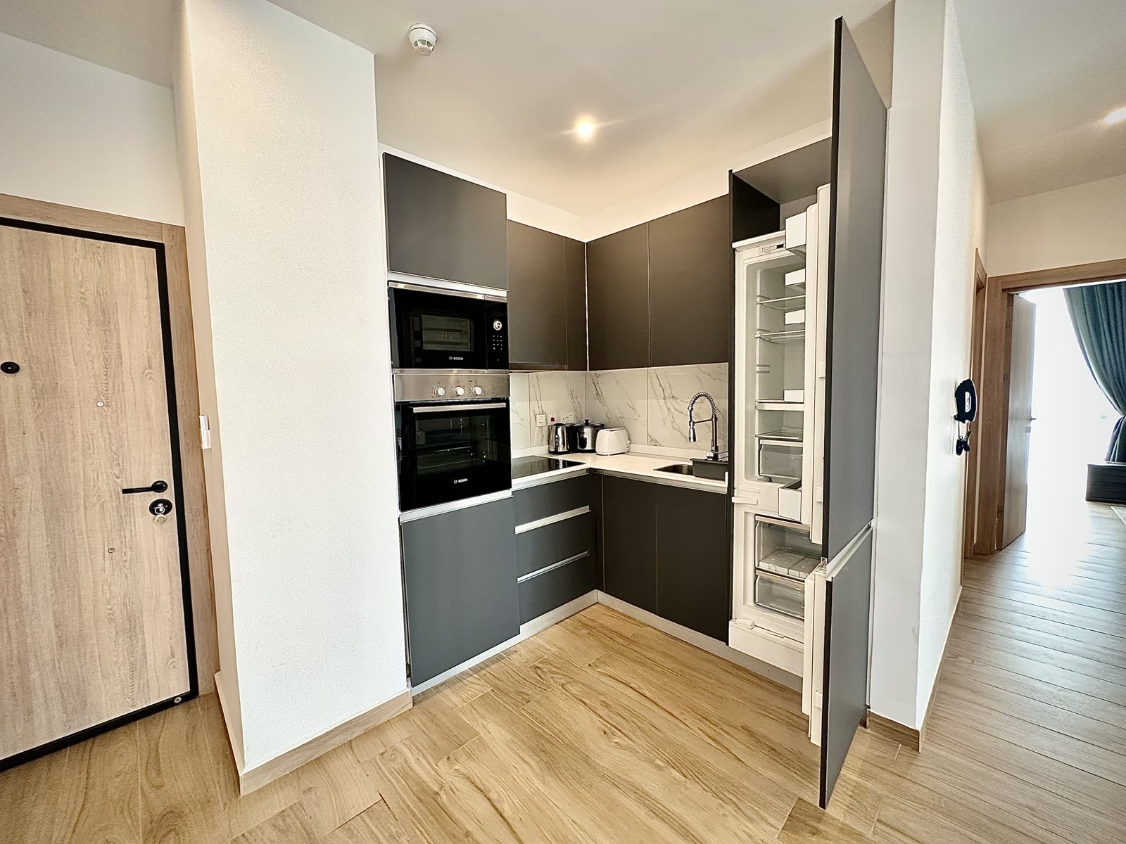 Modern fitted kitchen