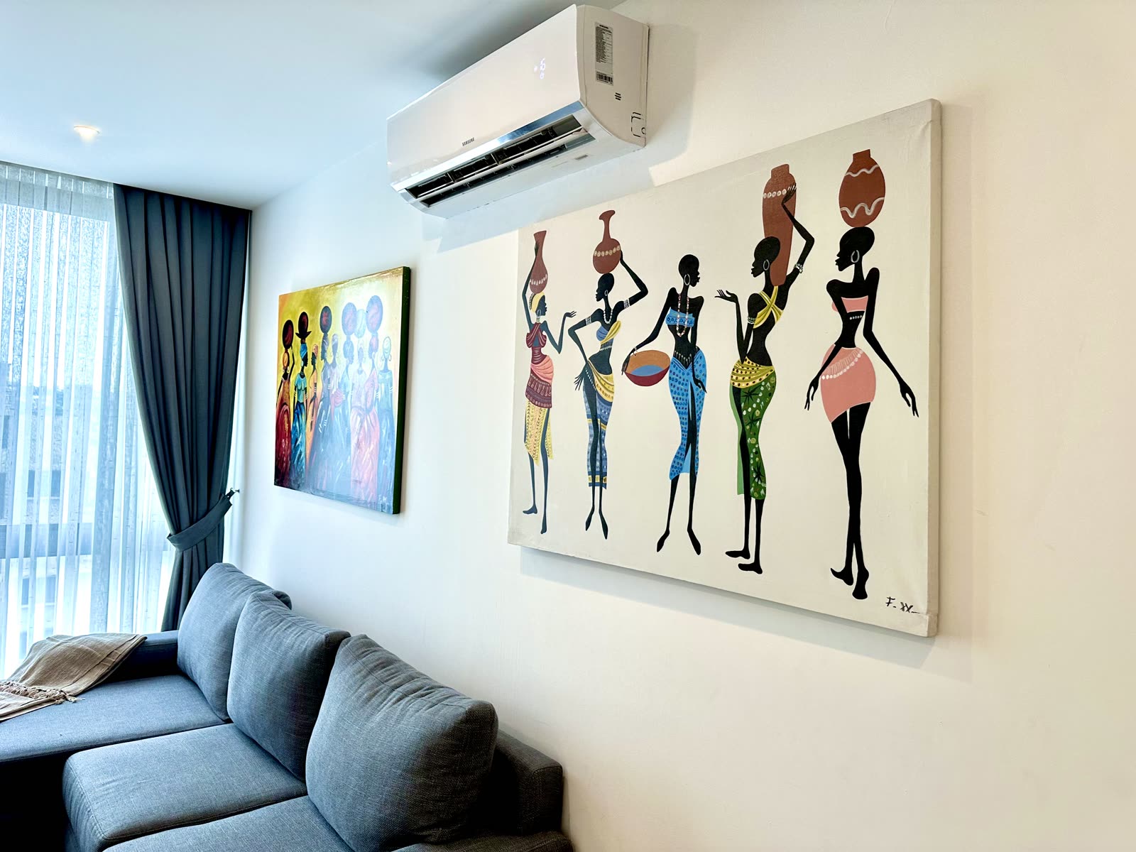 Curated African artwork