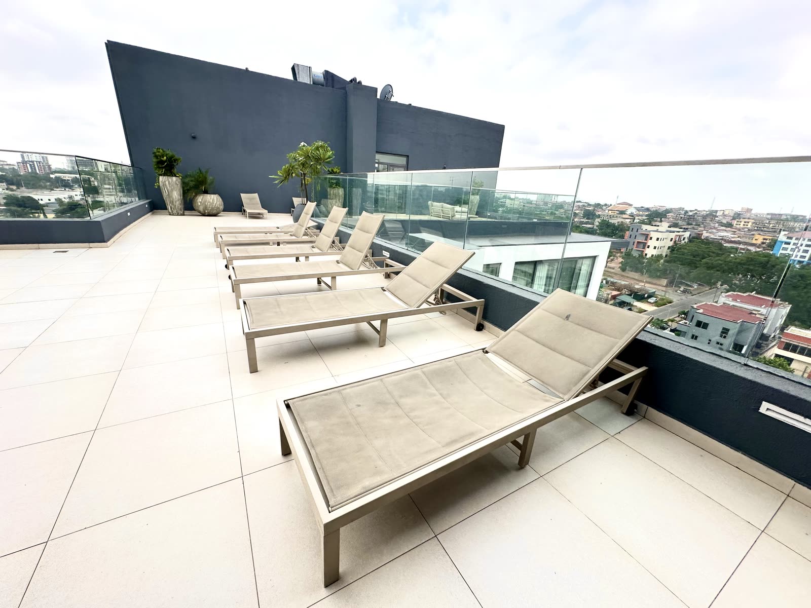 Rooftop city views